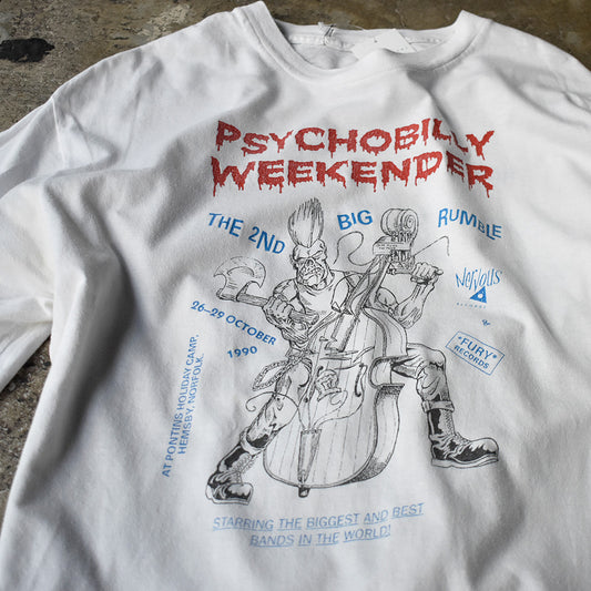 90's “PSYCHOBILLY WEEKENDER 1990“ Tシャツ 250110HYY