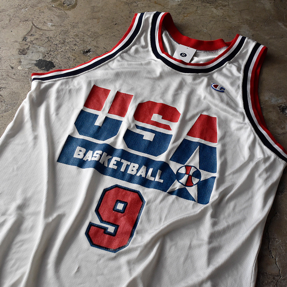 90's Champion USAドリームチーム！ “Michael Jordan” ゲームシャツ USA製 240428H