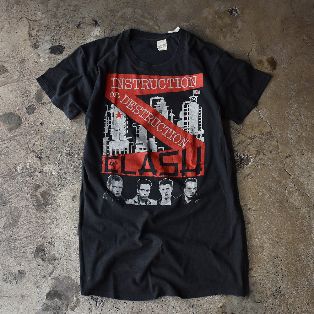 80's　The Clash/ザ・クラッシュ "INSTRUCTION OR DESTRUCTION" Tee　230710H