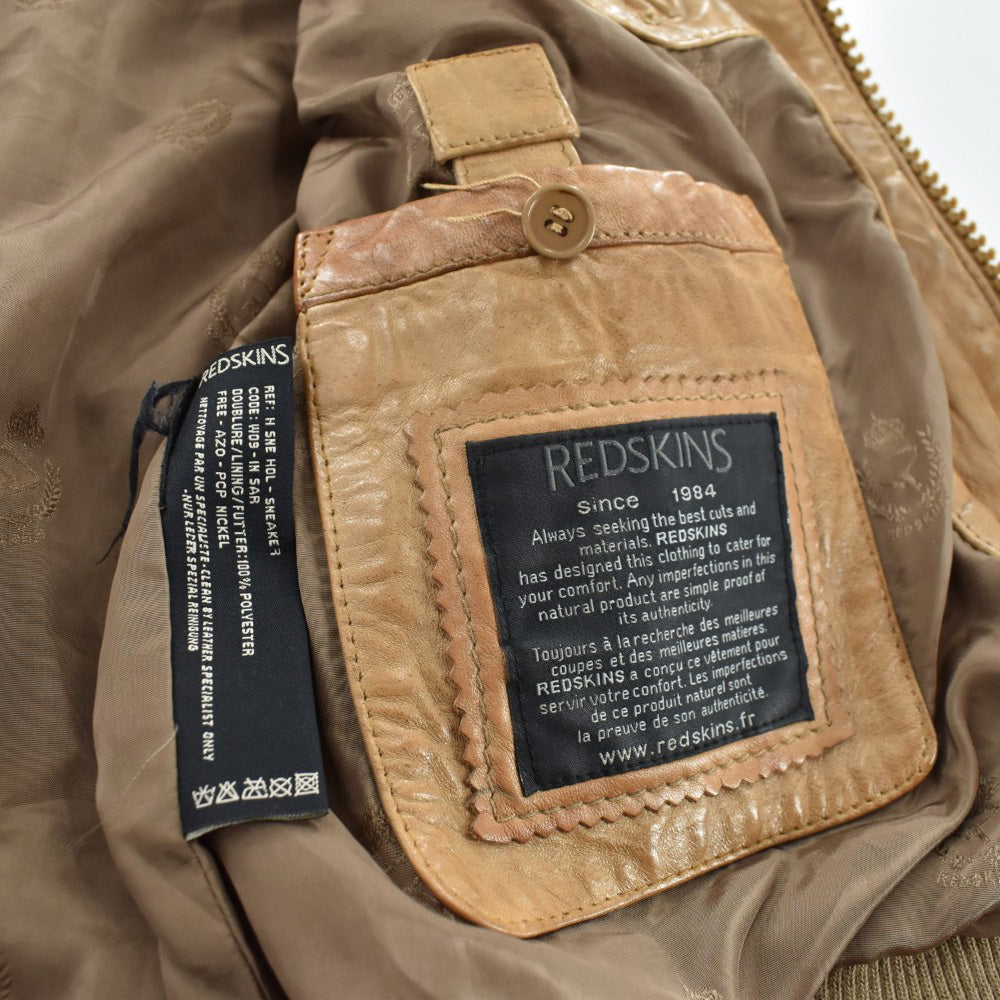 Y2K REDSKINS シープレザー レザージャケット 261020H