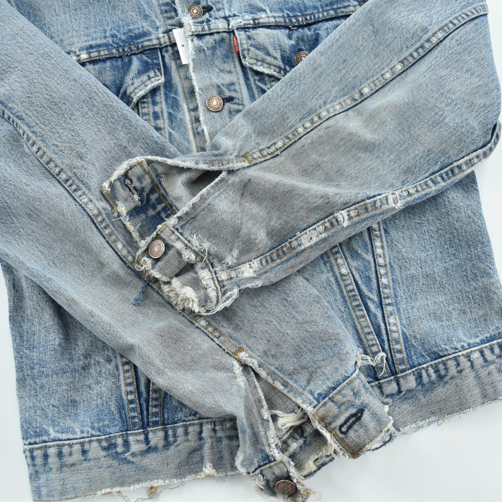 70's Levi's 70505 "BORO" クラッシュデニムジャケット USA製 260306H