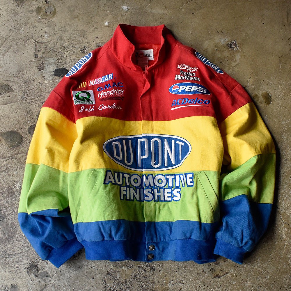 90’s～ Chase Authentics マルチボーダー コットン レーシングジャケット 250130H