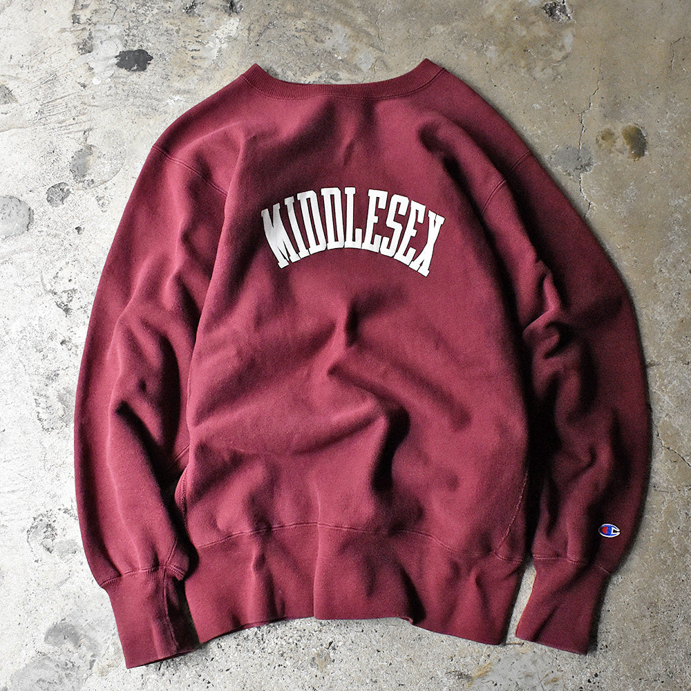 90’s Champion UK！"Middlesex" RWスウェット USA製 240225H