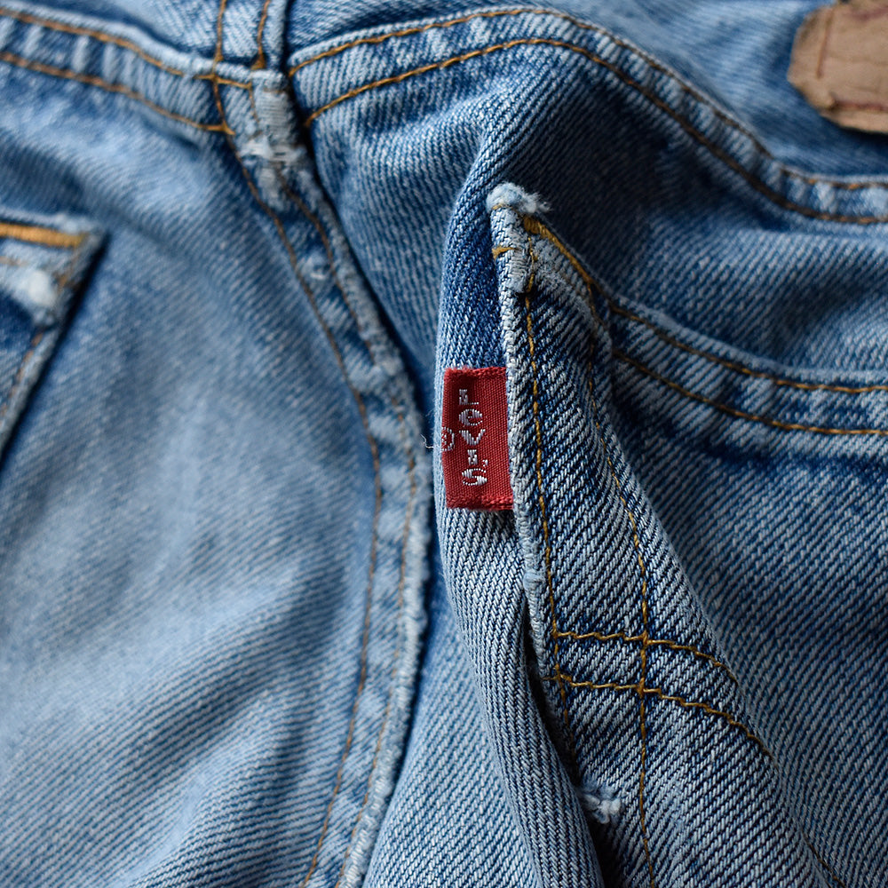 Y2K ダメージ！ Levi's 595 デニムパンツ Euro製 250726H
