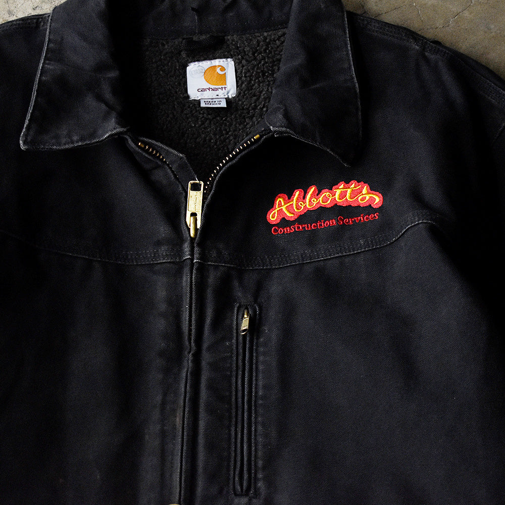 Y2K Carhartt 刺繍 サンドストーン リッジ ダックコート ボアライナー 231219H