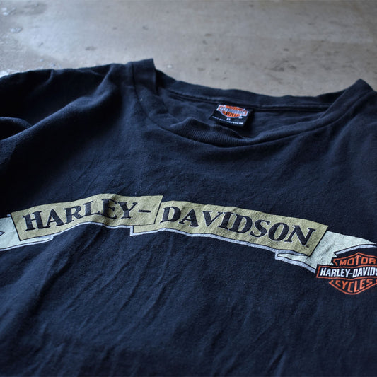 Y2K　Harley-Davidson/ハーレーダビッドソン “SUN Denver Colorado” Tシャツ　230504H