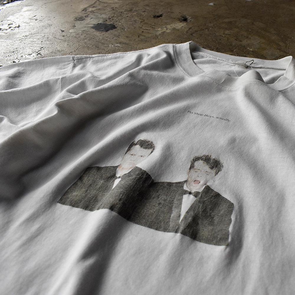 ペット・ショップ・ボーイズ actually ジャケットフォト Tシャツ 1987年 ヴィンテージ