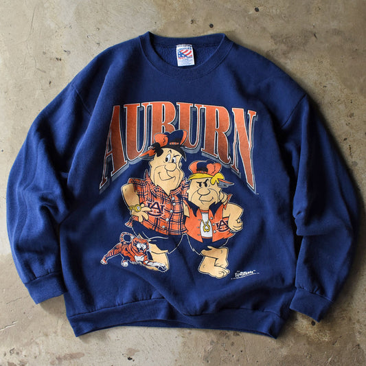 90’s The Flintstones “AUBURN” キャラ スウェット USA製 240625