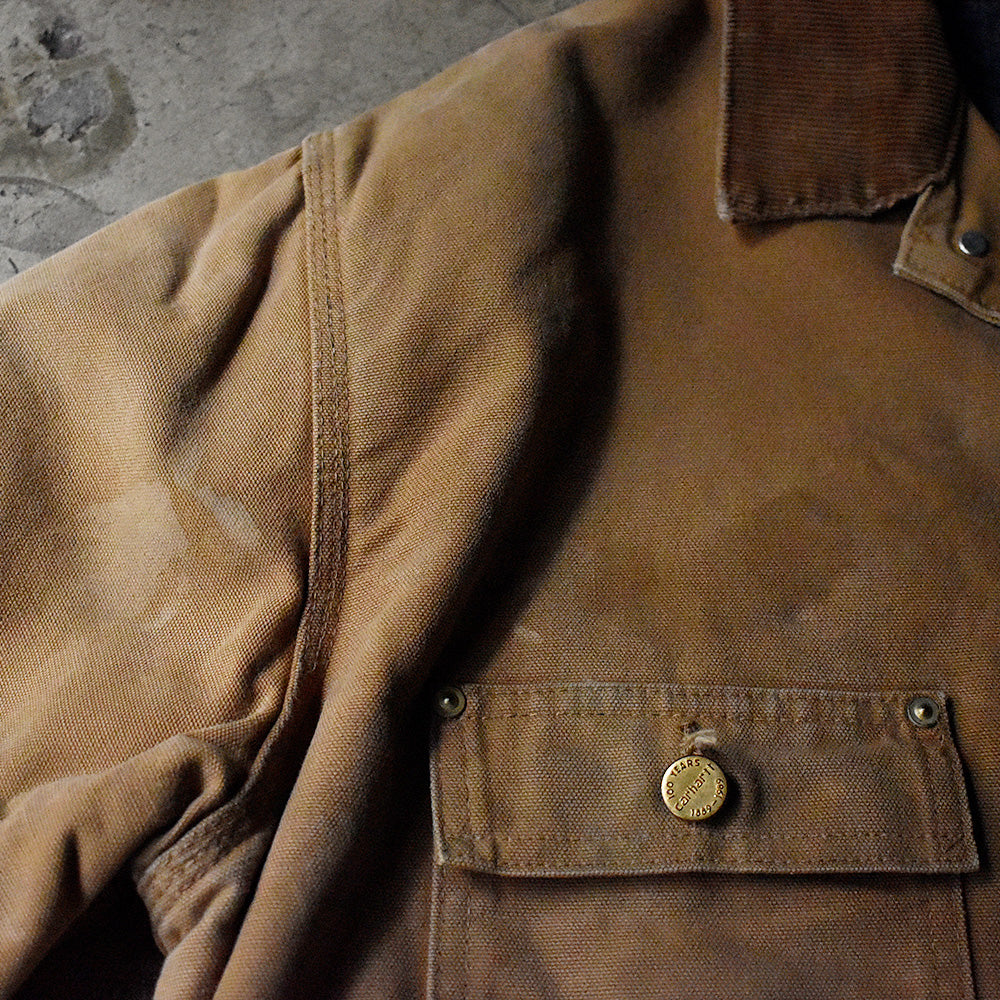 80's Carhartt “100years” ダック チョアコート ブランケットライナー USA製 241120H