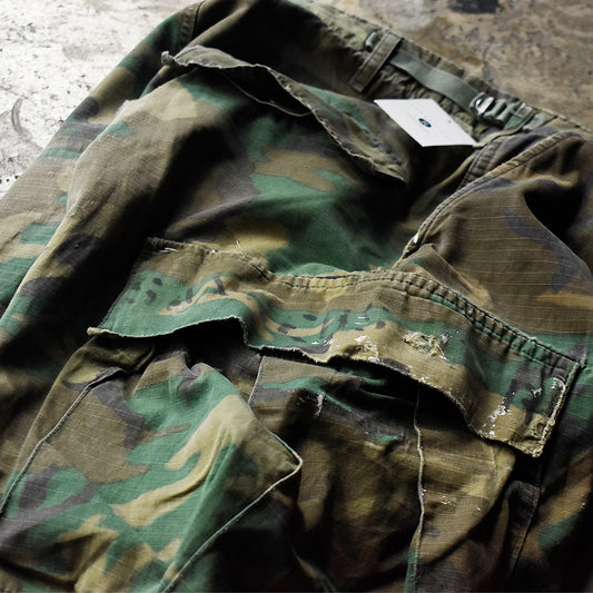 60's ステンシル！ ボロ！U.S.ARMY ジャングルファティーグ ミリタリーパンツ S-R size！ 231127H