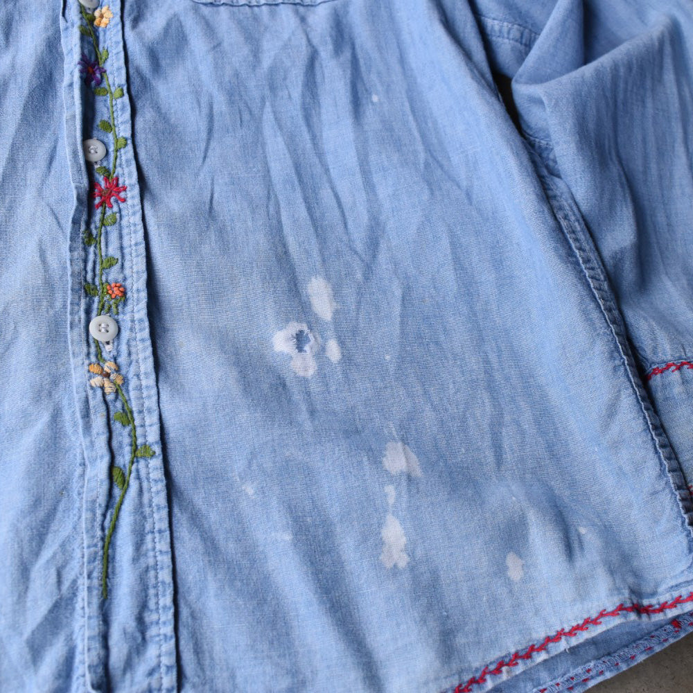 70’s Old Kentucky 刺繡 シャンブレーシャツ 251114H