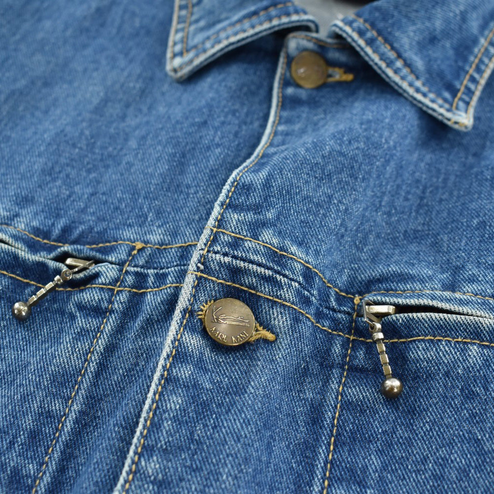 90's Karl Kani メタルプレート デニム シャツジャケット USA製 260310H