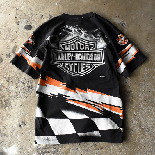 Y2K AOP! “Harley-Davidson“ Tシャツ 250419H