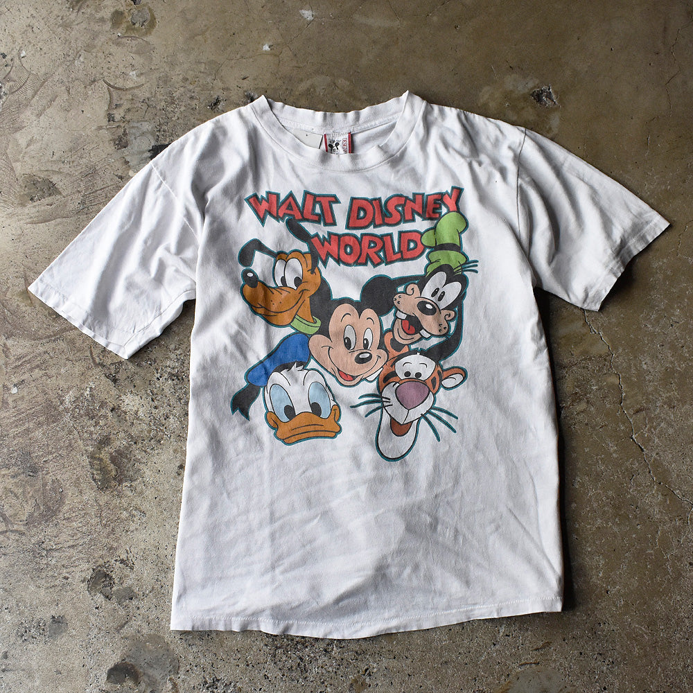 90's Disney “WALT DISNEY WORLD” 海外アニメ キャラ Tシャツ USA製 250801H