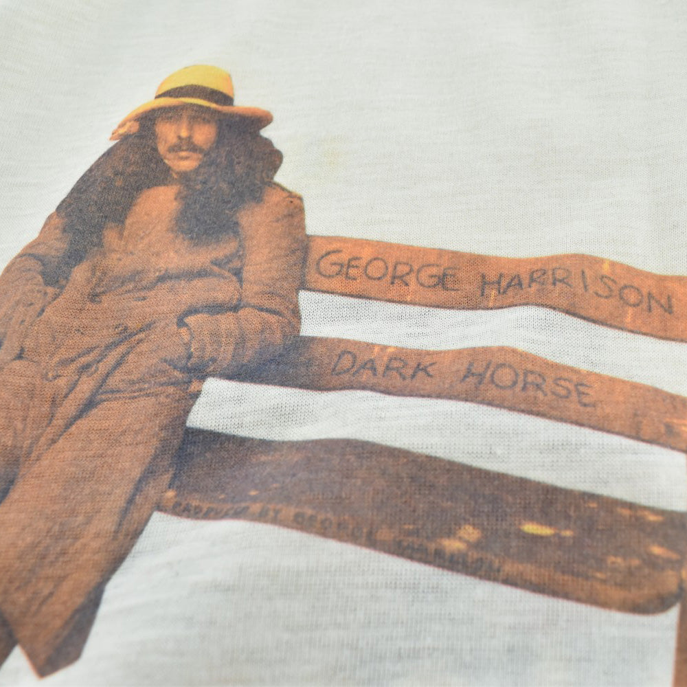 70's George Harrison "DARK HORSE" ロングスリーブ ロックTシャツ 260901H
