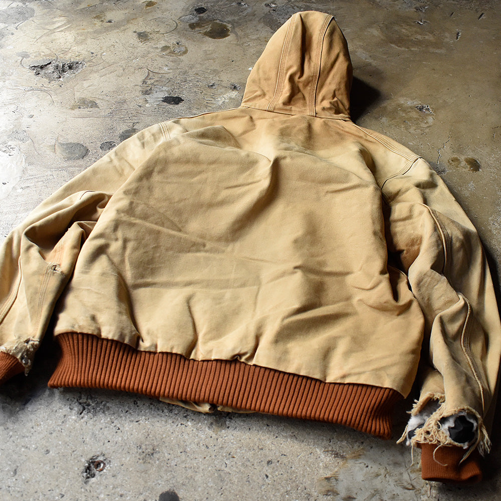 Y2K ダメージ！ Carhartt アクティブパーカー キルティングライナー 240124H