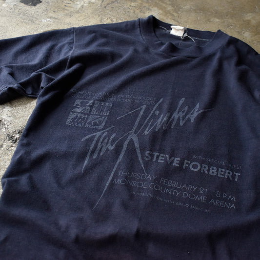 80's The Kinks With STEVE FORBERT concert Tシャツ 240808HYY