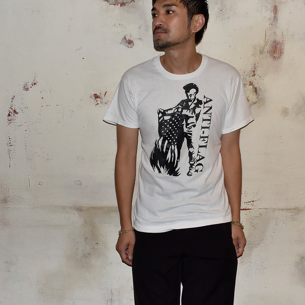90's Anti-Flag “9 Song Demo“ ロック Tシャツ 250715H
