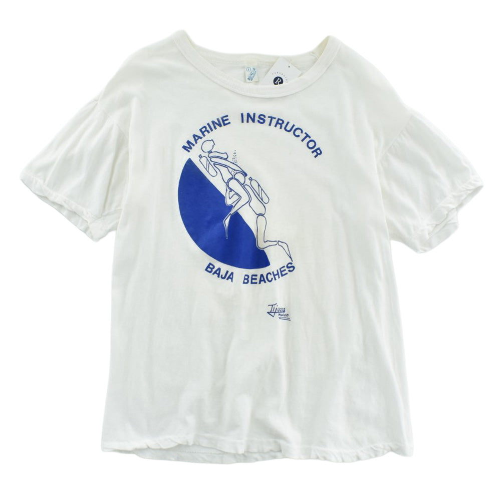 80's "MARINE INSTRUCTOR" ジョークTシャツ 260421H