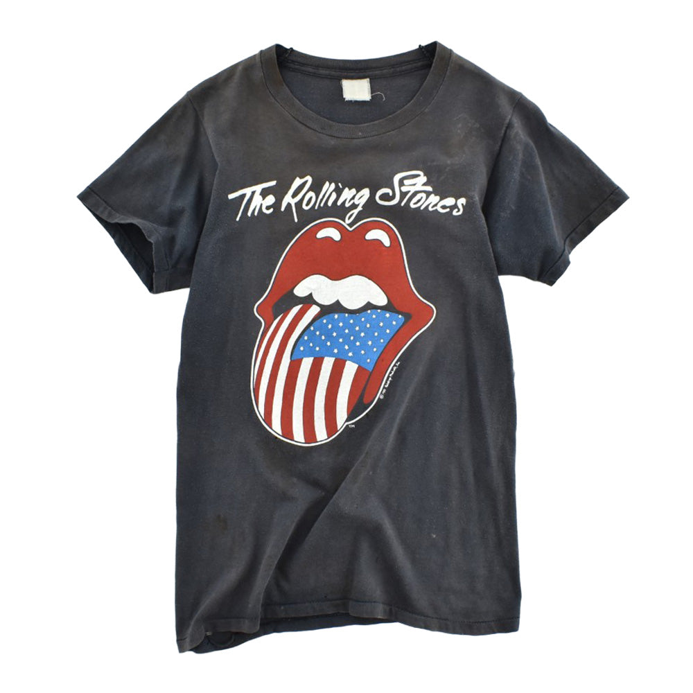 80's The Rolling Stones "North American Tour 1981" 星条旗ベロ ロックT 260710H
