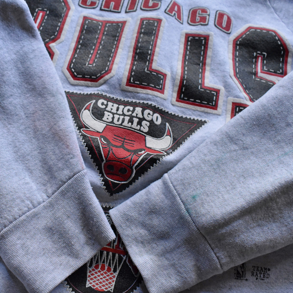 90’s Fruit of the Loom “CHICAGO BULLS” ラグラン スウェット USA製 240511