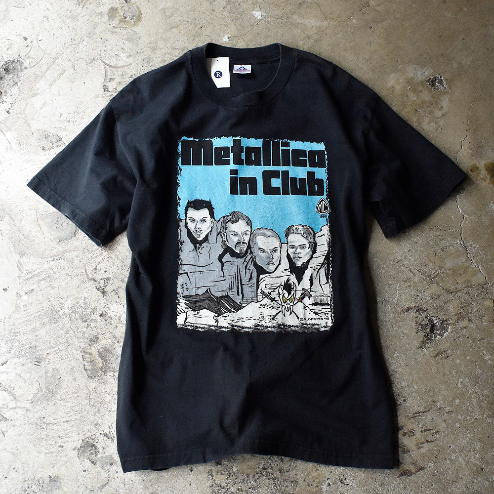90's METALLICA “Metallica in Club“ Harley Logoパロディ！ Tシャツ 240730H
