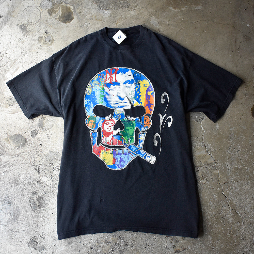 Y2K “SCARFACE“ Skullプリント！ Tシャツ USA製 250630H