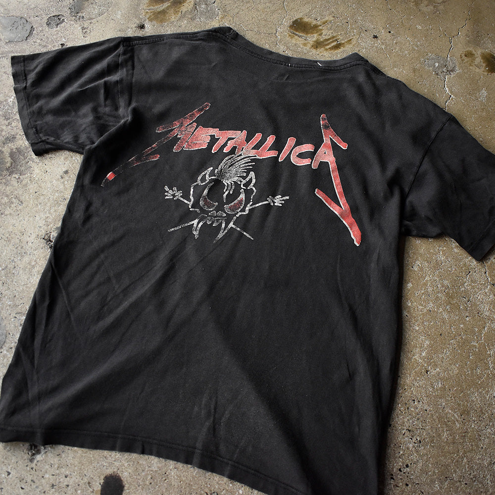 90's Metallica“ファイヤースカル“ ロック Tシャツ Euro製 250720H