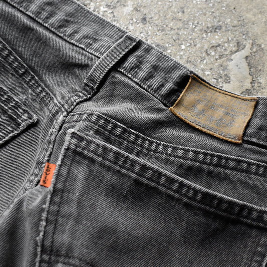 90’s Levi's 881 オレンジタブ ブラック デニムパンツ Euro製 240304H
