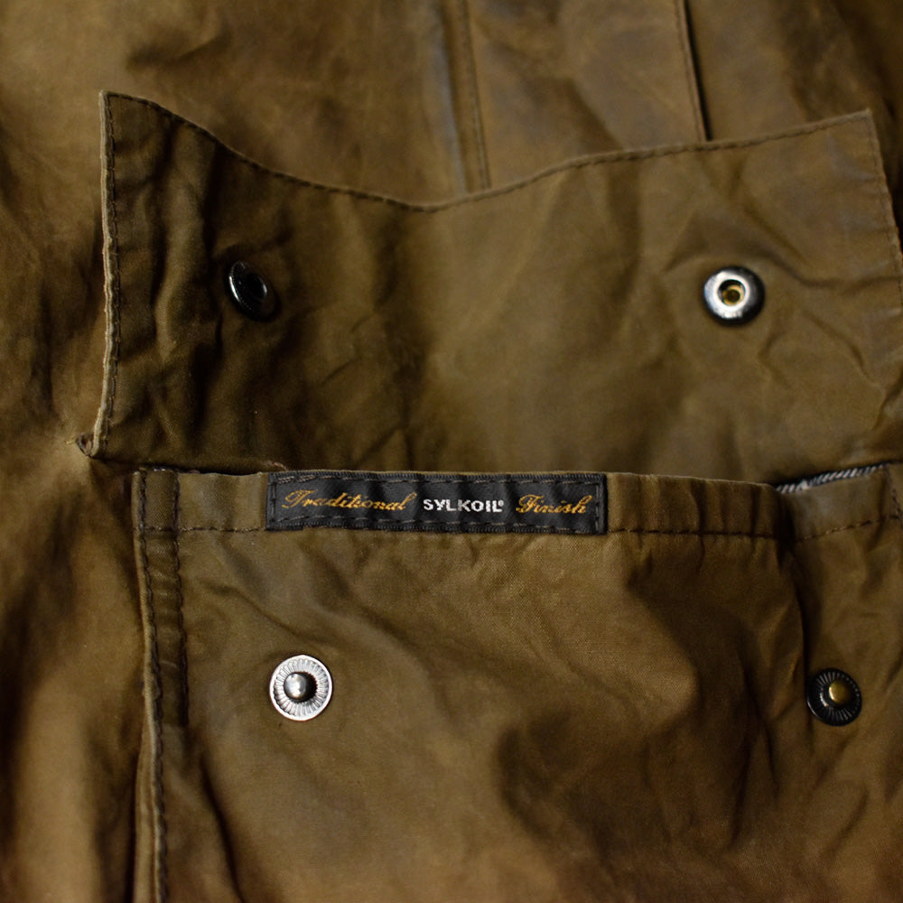 Y2K Barbour Sylkoil オイルドジャケット イングランド製 231226H