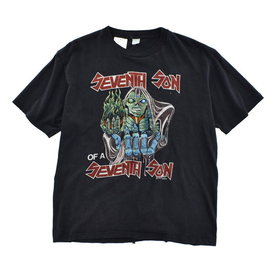 80's IRON MAIDEN "SEVENTH SON OF A SEVENTH SON" ロックTシャツ 260127H
