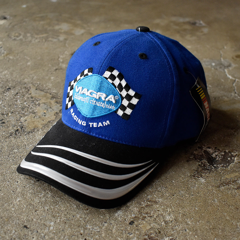 VIAGRA NASCAR 刺繍 ラバー レーシングキャップ 2000年代 デッドストック 古着