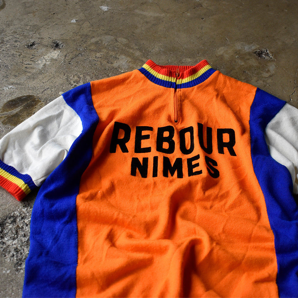 70's REBOUR NIMES サイクリングシャツ France製 240722H