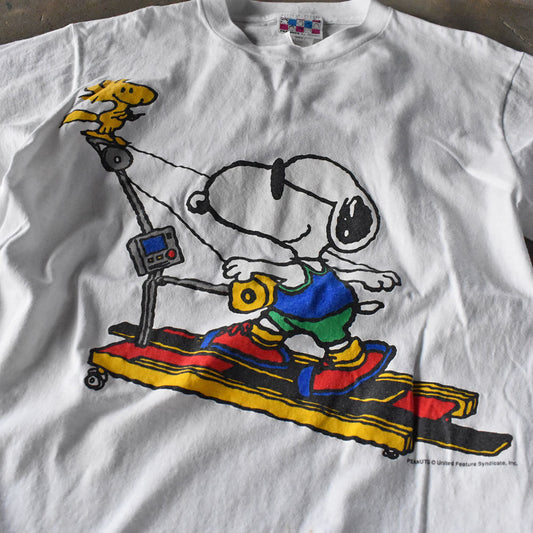 90’s Peanuts “Snoopy & Woodstock” Tシャツ 240324