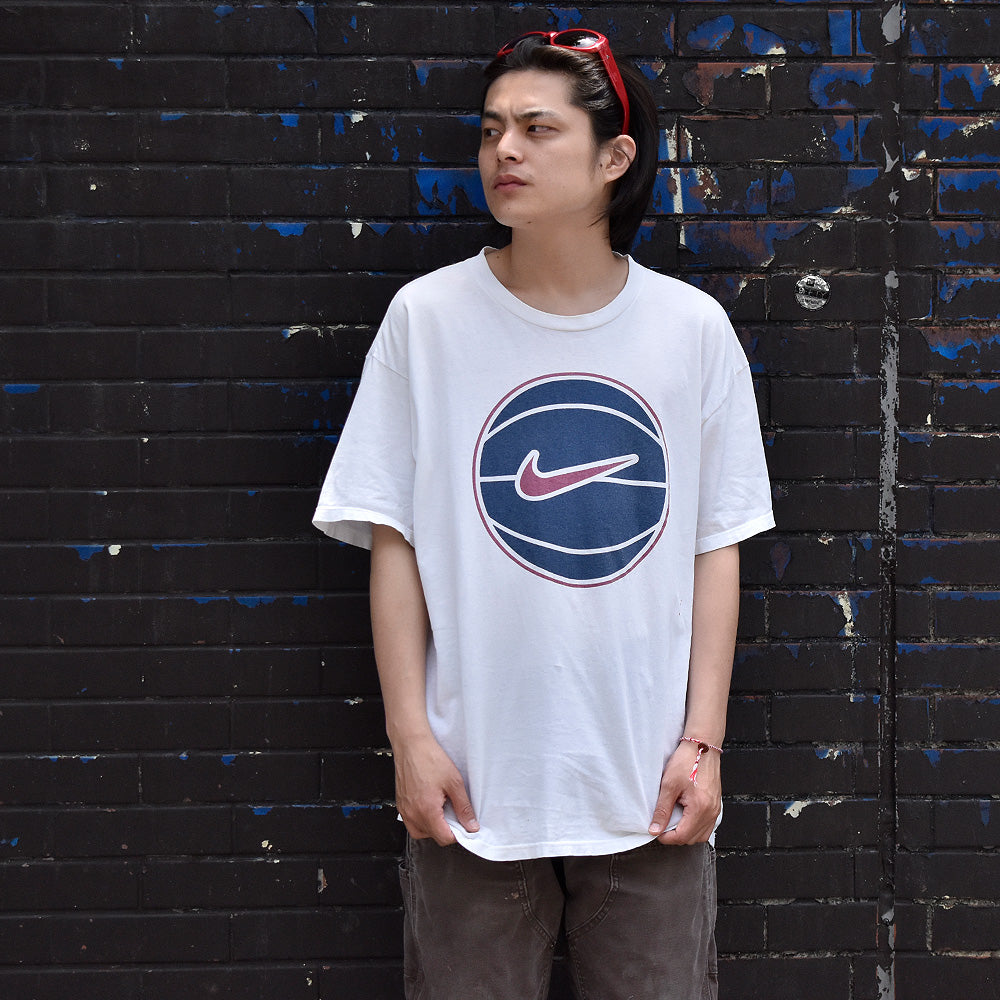 90's～ NIKE “basketball“ Tシャツ USA製 240609H