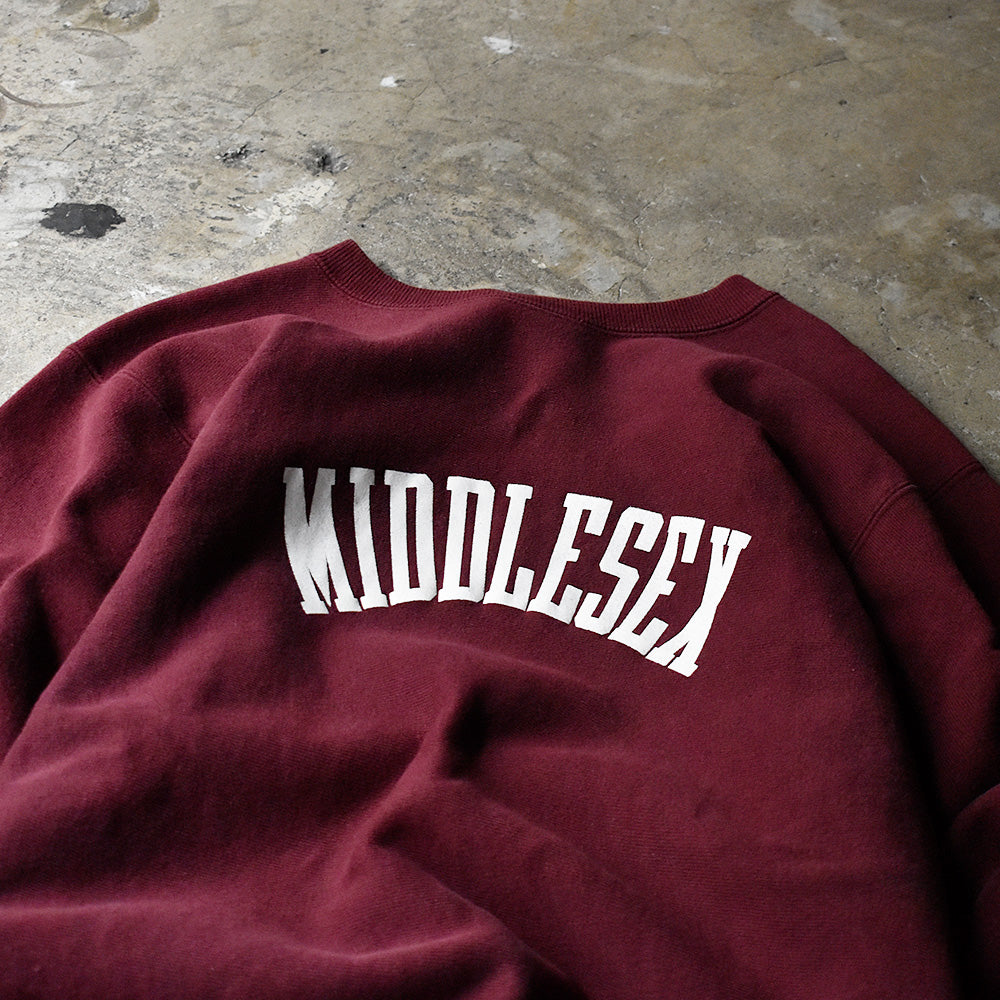 90’s Champion UK！"Middlesex" RWスウェット USA製 240225H