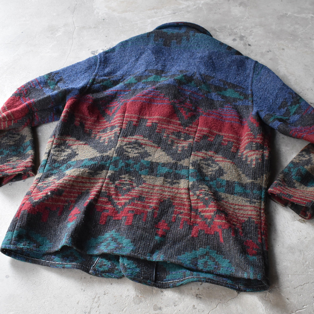 90’s Woolrich ネイティブ柄 ウールジャケット USA製 240120H