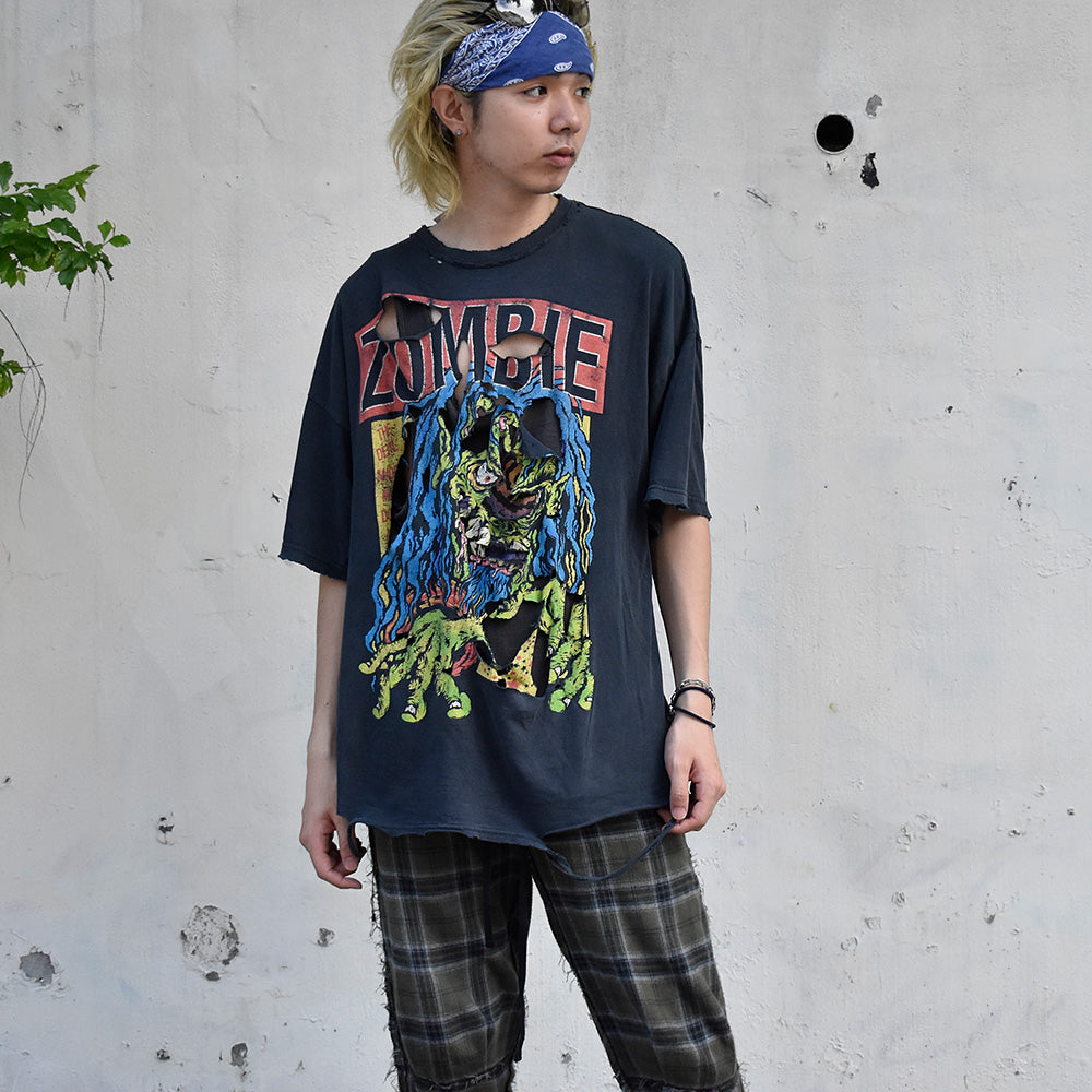 Y2K ボロ！ “ZOMBIE” Tシャツ 250624H