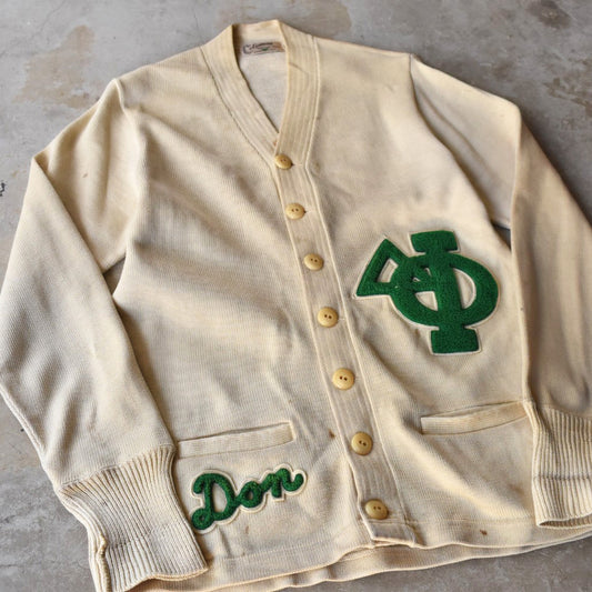 50’s Coleman レタードカーディガン 251216H