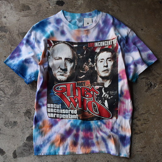 Y2K The Who "Live In Concert '06" タイダイ ロック Tシャツ 230608H