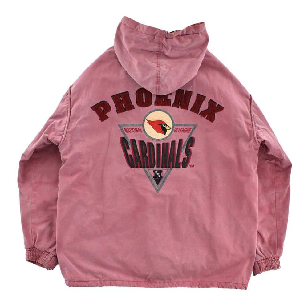 90’s Campri TEAM LINE NFL "Phoenix Cardinals" フェード フード付き ジャケット 261023H