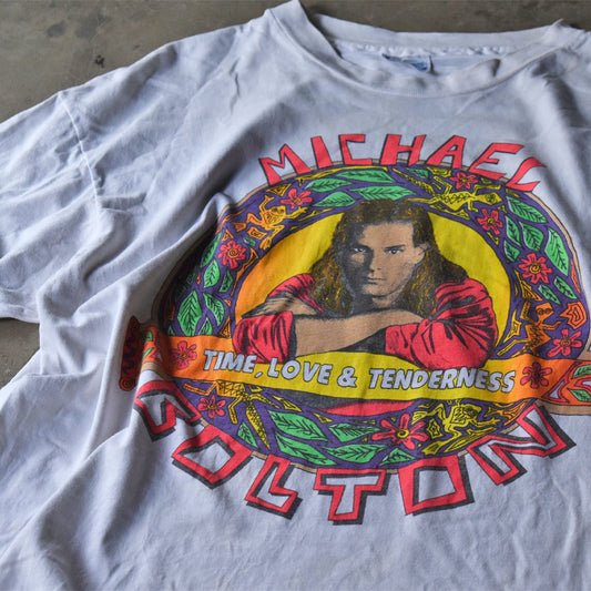90’s Michael Bolton “TIME, LOVE & TENDERNESS” バンド Tシャツ USA製 240623