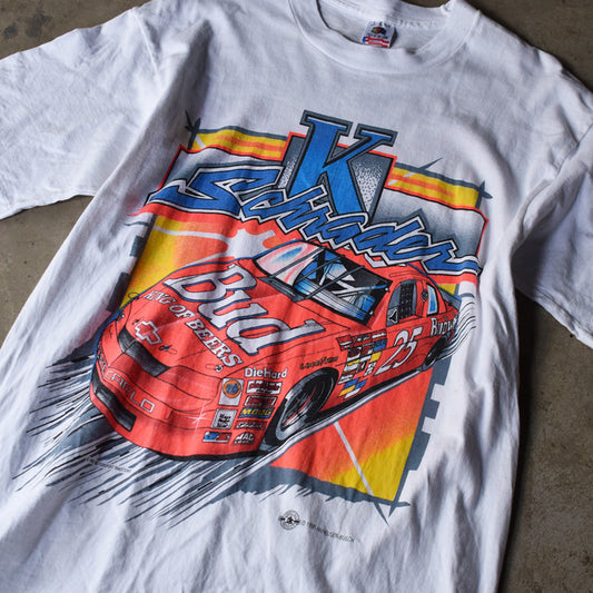 90's　FRUIT OF THE LOOM Ken Schrader/ケン・シュレーダー #25 レーシングTシャツ　USA製　230509