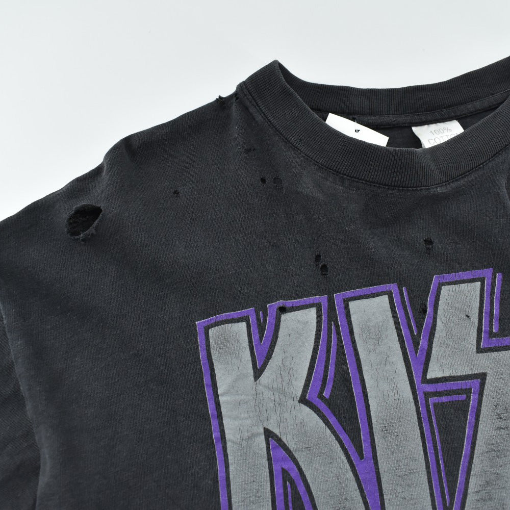 Y2K KISS “THE FAREWELL TOUR 1973–2001” BORO ロックTシャツ 260424H