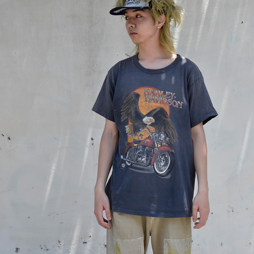 90's Harley-Davidson “イーグル×ハーレー” Tシャツ USA製 250622H