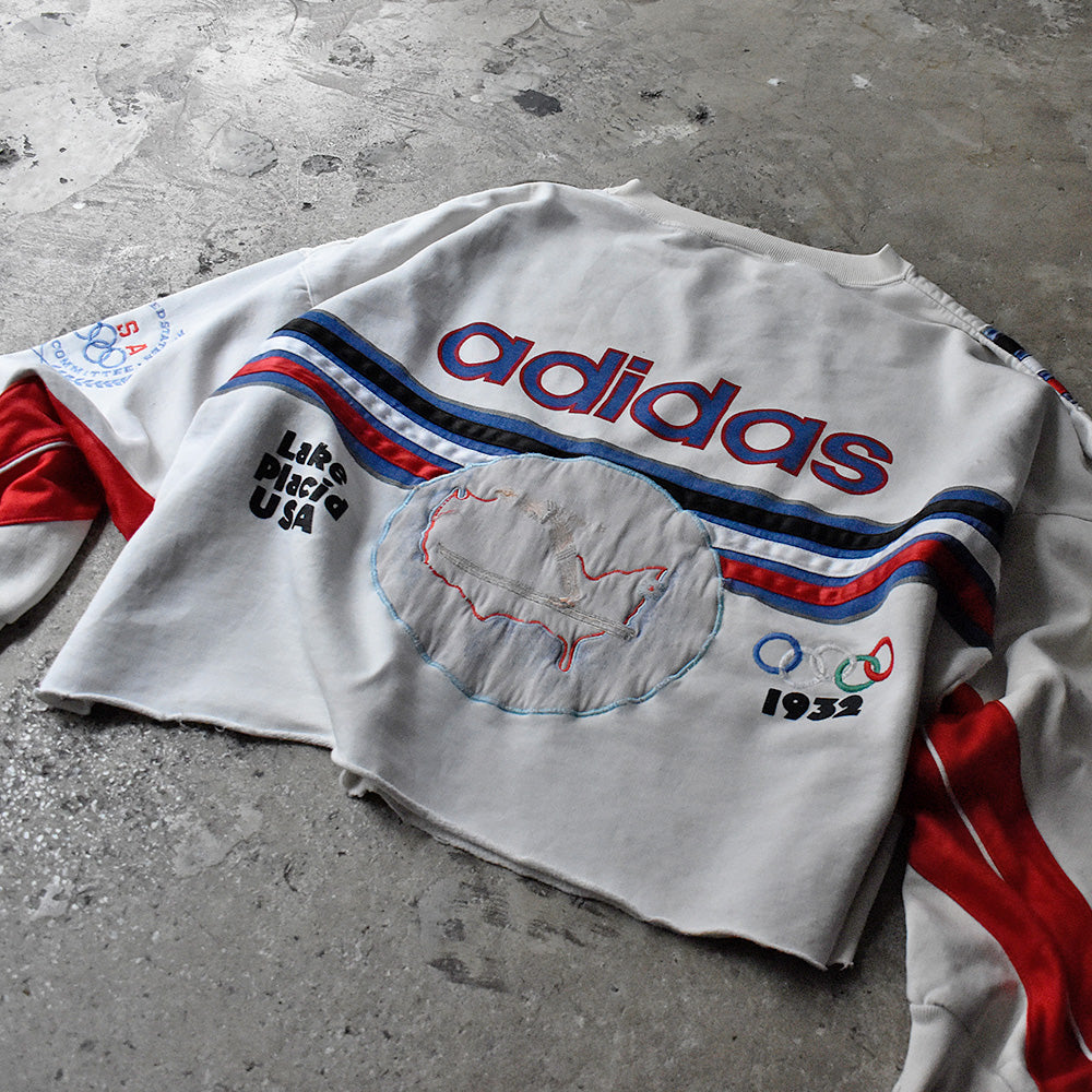 80's adidas  “Olympic” カットオフ！ スウェット 231216H