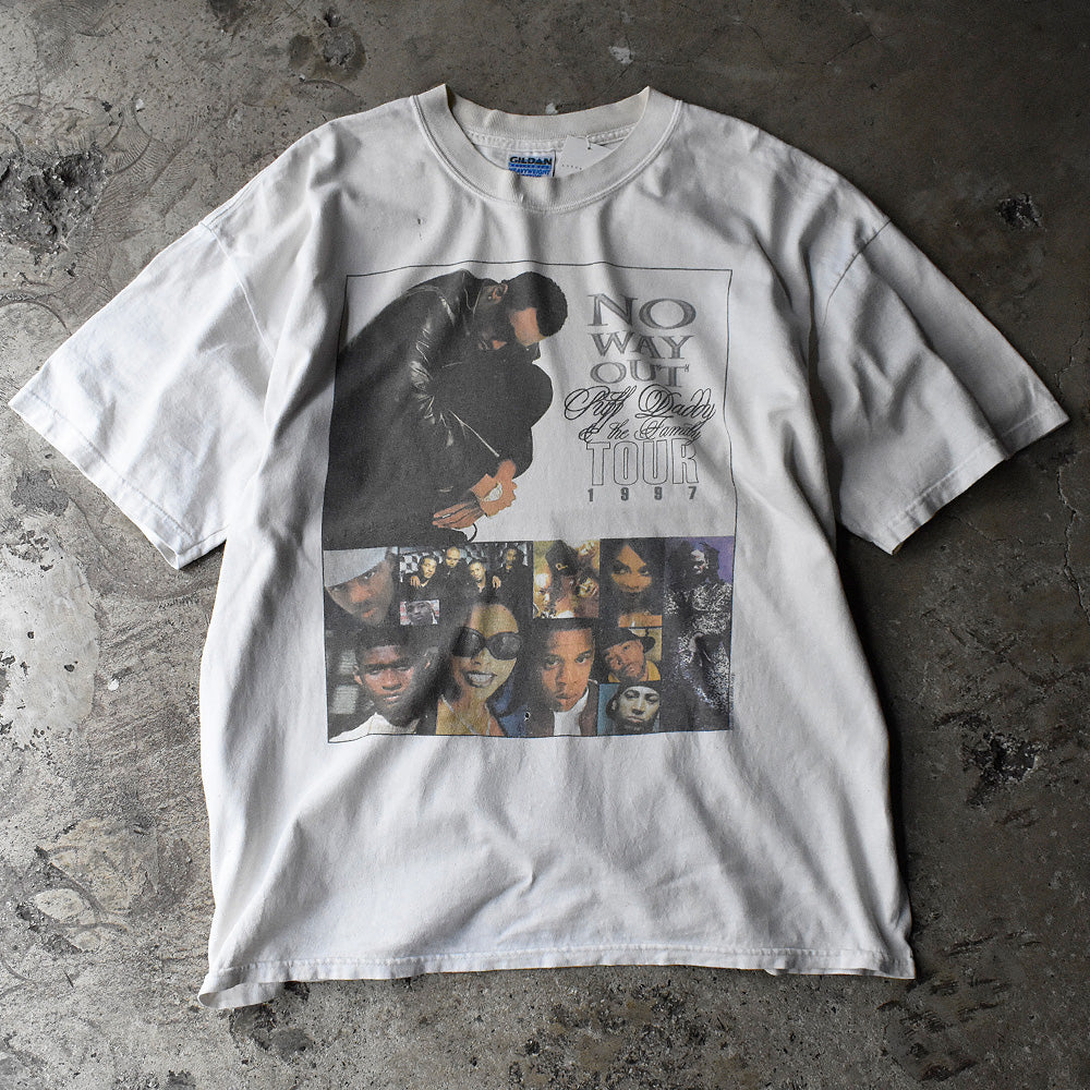 90's Puff Daddy Puff Daddy&The Family “No Way Out” World Tour Tシャツ 230923H