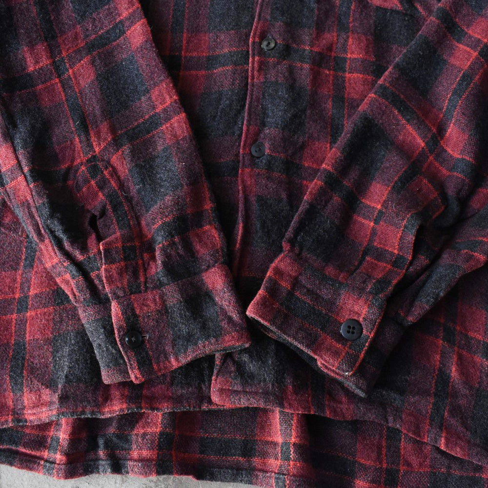60’s Euro Vintage ウールチェックシャツ  251128H