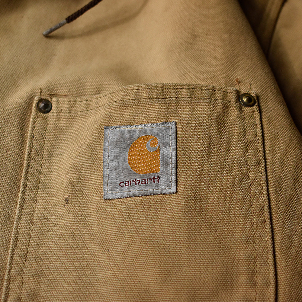 80's フード付き！ Carhartt ダック チョアコート ブランケットライナー USA製 240214H