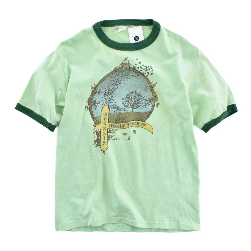 70's GENESIS "WORLD TOUR 77" リンガー ロックTシャツ 260901H